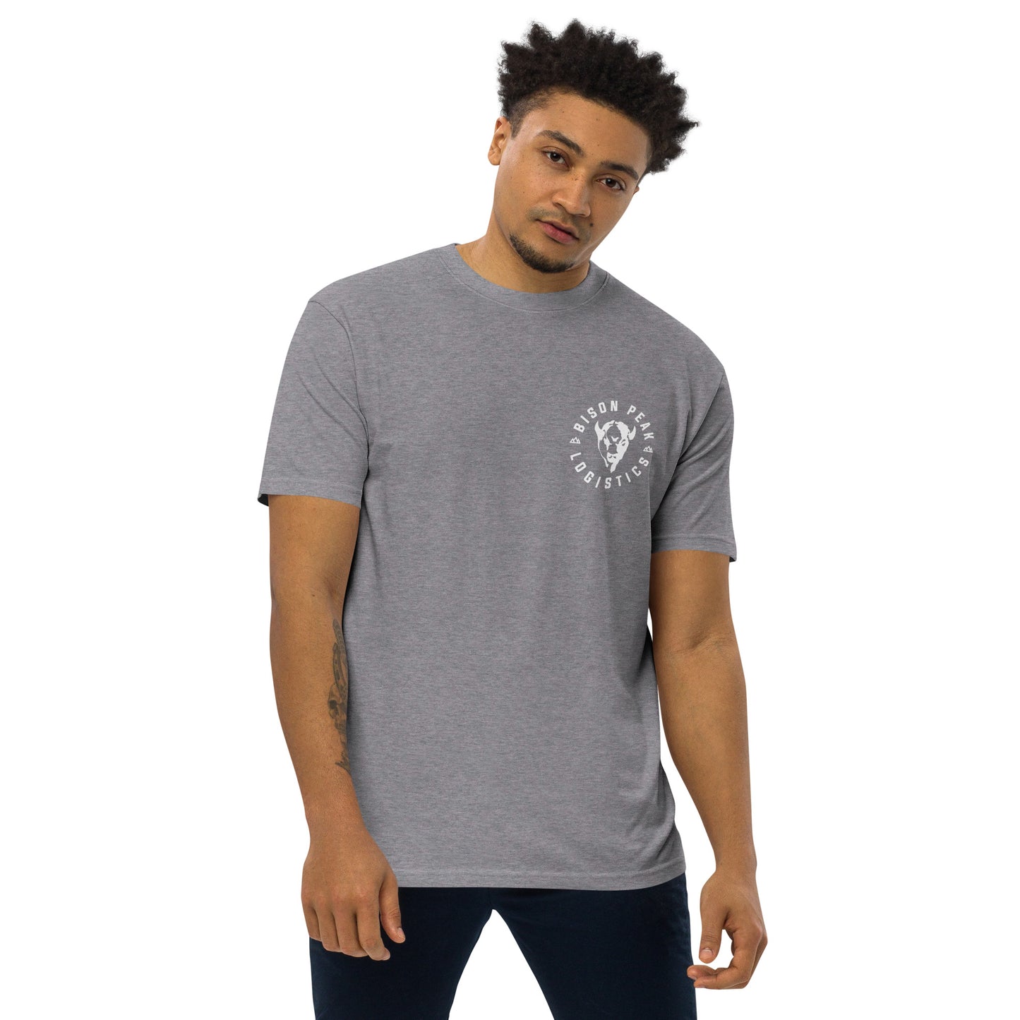 (150 BB) Men’s premium heavyweight tee
